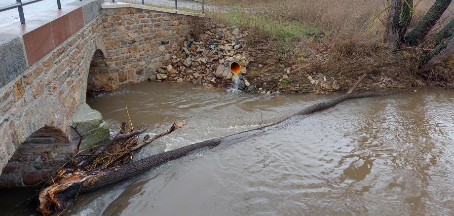 2020 - 2023 sanierte Wipperbrücke in Bilzingsleben  